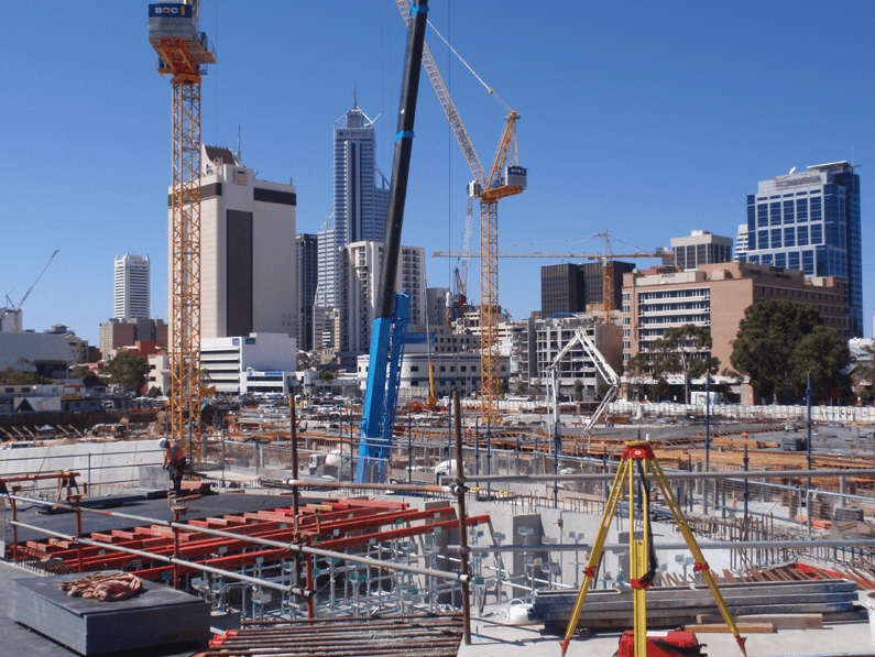 WA Scaffolding industrial project image.